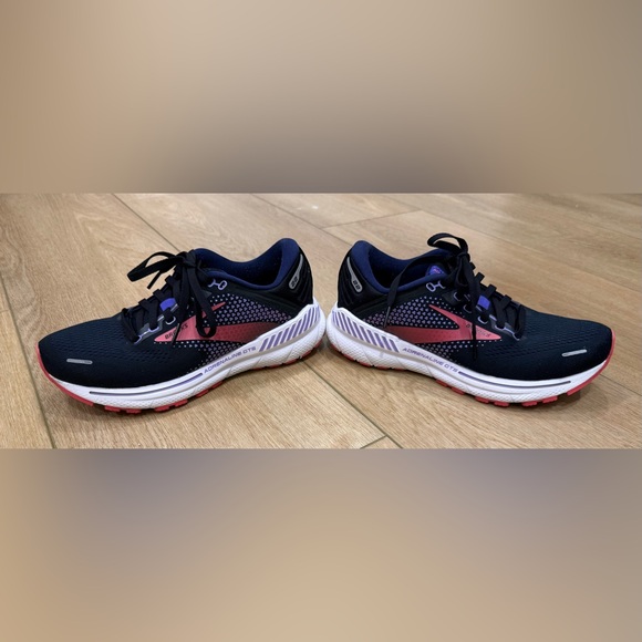 Brooks Adrenaline GTS 22 Running Shoes Women’s 7 Black Pink Purple - Picture 8 of 9